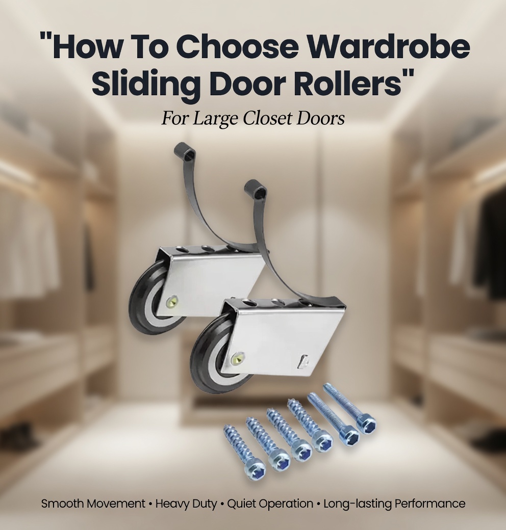  Como escolher o rolo da porta deslizante do guarda-roupa para portas de armário grandes