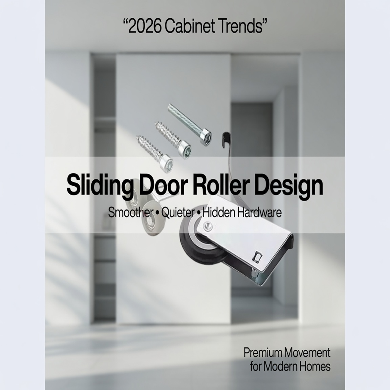  Qual design de rolo de porta deslizante de gabinete se tornou popular em 2026