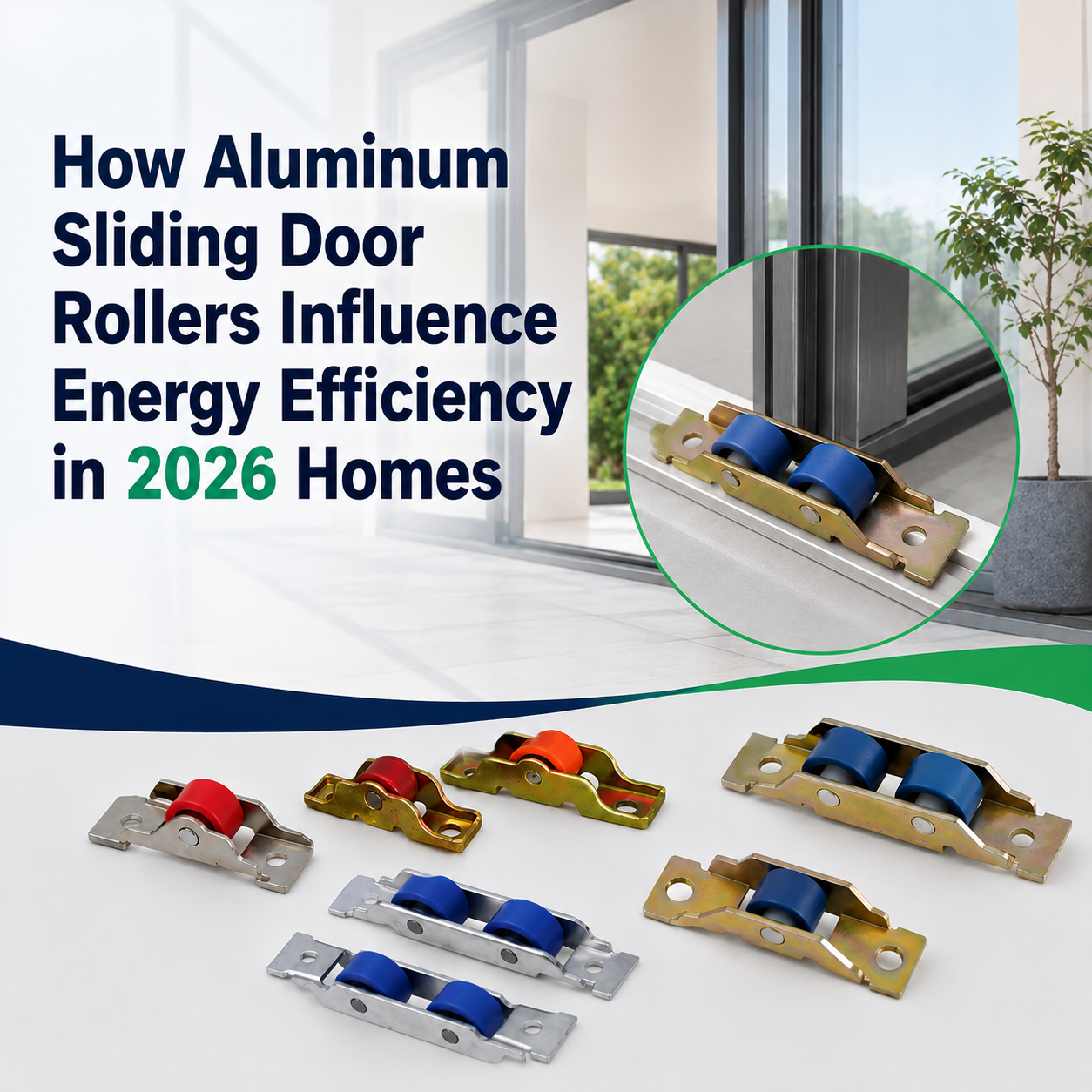  Como os rolos para portas deslizantes de alumínio influenciam a eficiência energética em residências de 2.026