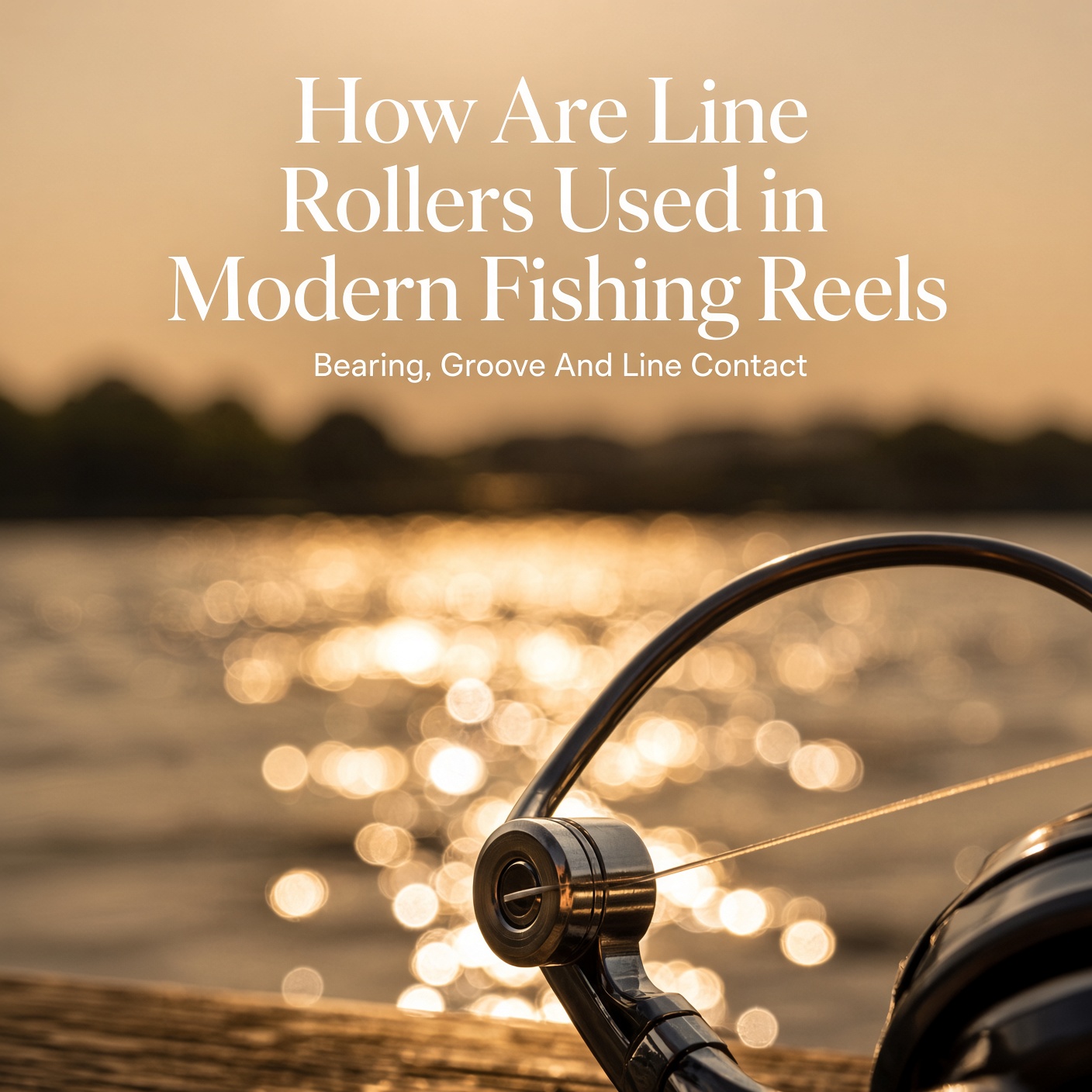 Como os rolos de linha são usados em carretéis de pesca modernos