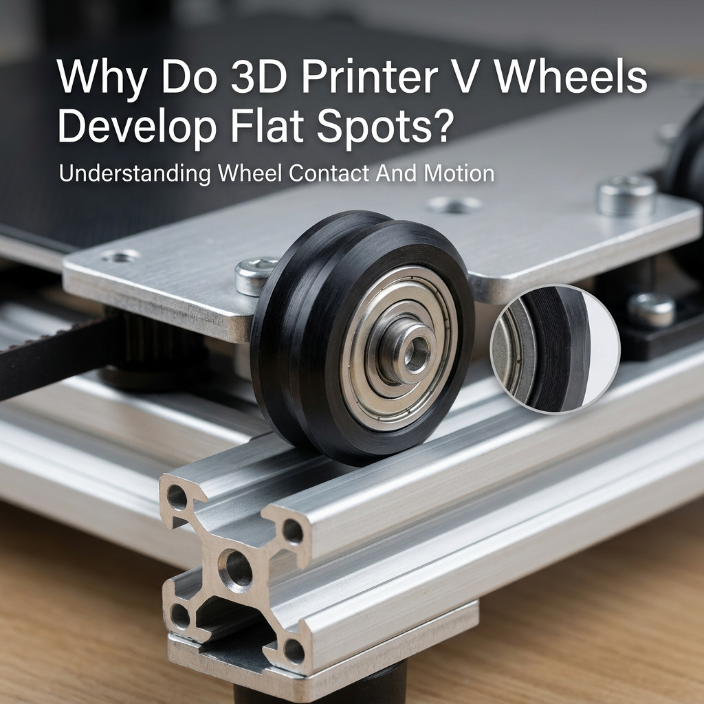  Por que as rodas V da impressora 3D desenvolvem pontos planos