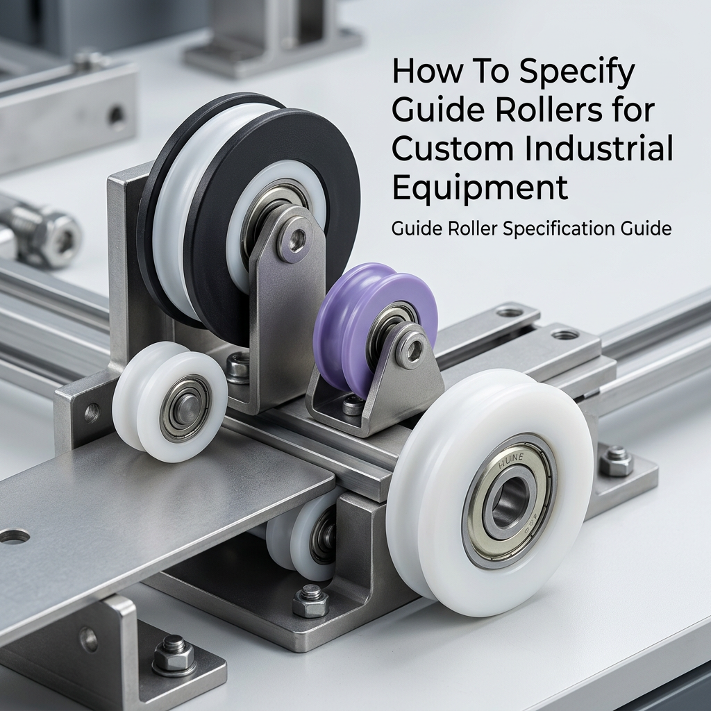  Como especificar rolos-guia para equipamentos industriais personalizados